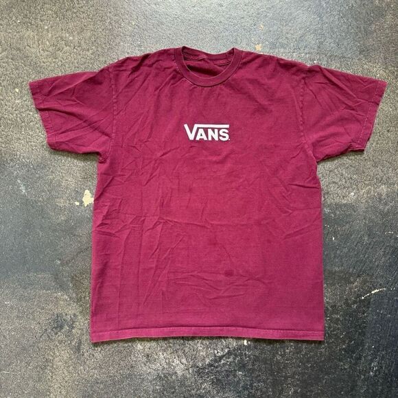 Vans Off The Wall Short Sleeve T-Shirt Middle Classic Logo Men’s Size Medium - Picture 1 of 14